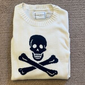 White Skull Sweater for Women